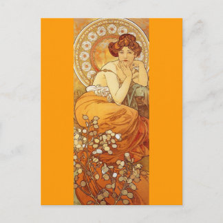 Topaz - Art nouveau Vykort