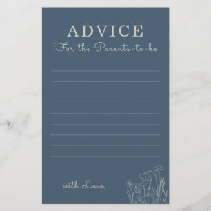 Topaz Blue Wildblomma Advice for Parents