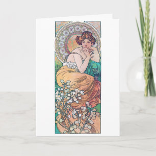 Topaz (fyra judier), Alphonse Mucha Kort