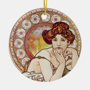 Topaz Goddess Julgransprydnad Keramik