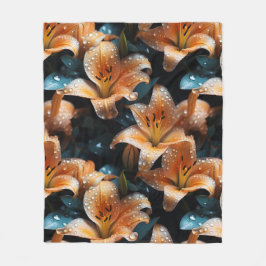 Topaz Lillies Fleecefilt