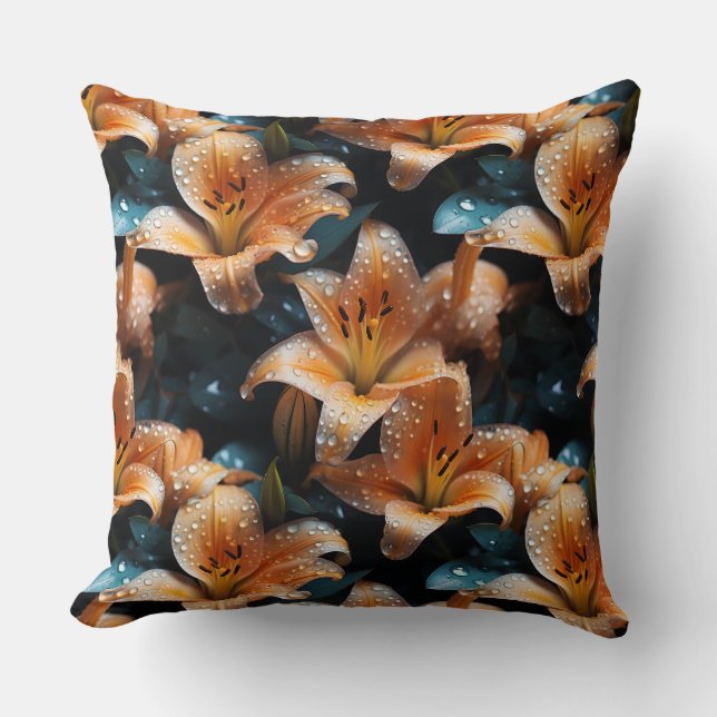 Topaz Lillies Kudde (Framsida)