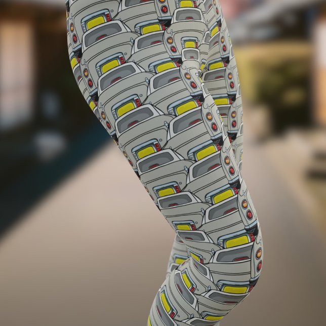 Topaz Mist Figaro Car Mönster Figarations Leggings (Fun figgy leggings for the topaz mist figaro owner. You'll not see another pair like these!)