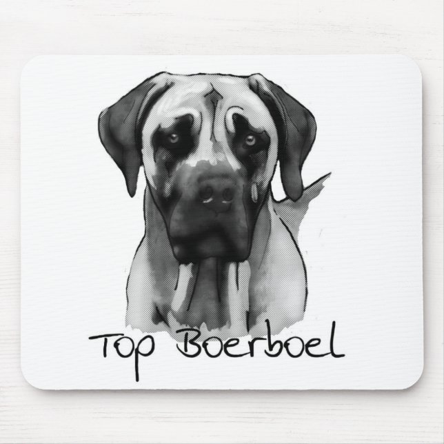 TopBoerboel Mousepad Musmatta (Framsidan)
