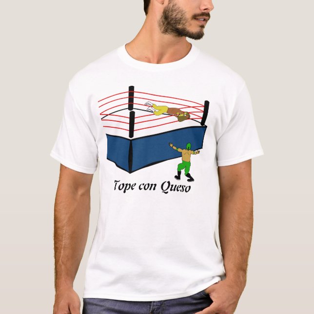 Tope lurar Queso Tee (Framsida)