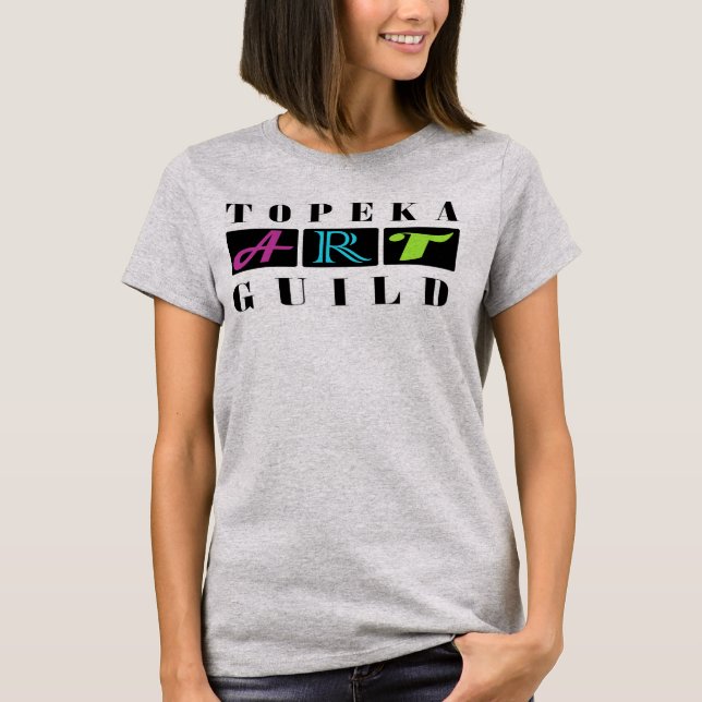 Topeka Art Guild TShirt T Shirt (Framsida)
