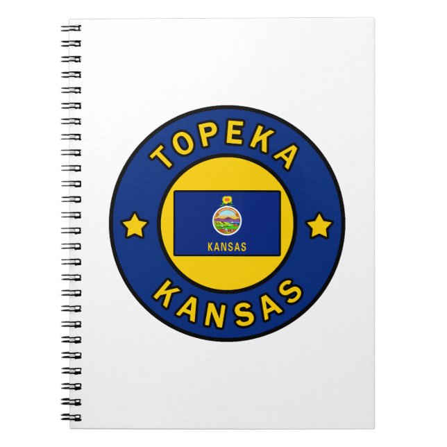 Topeka Kansas Anteckningsbok (Framsidan)