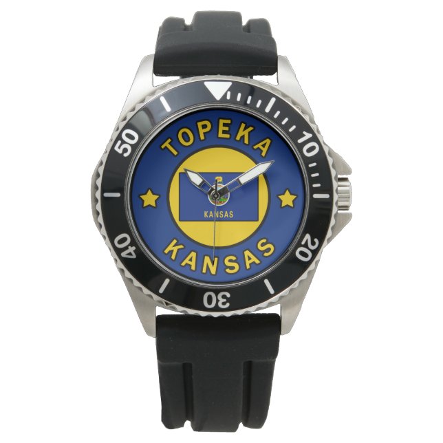 Topeka Kansas Armbandsur (Framsida)