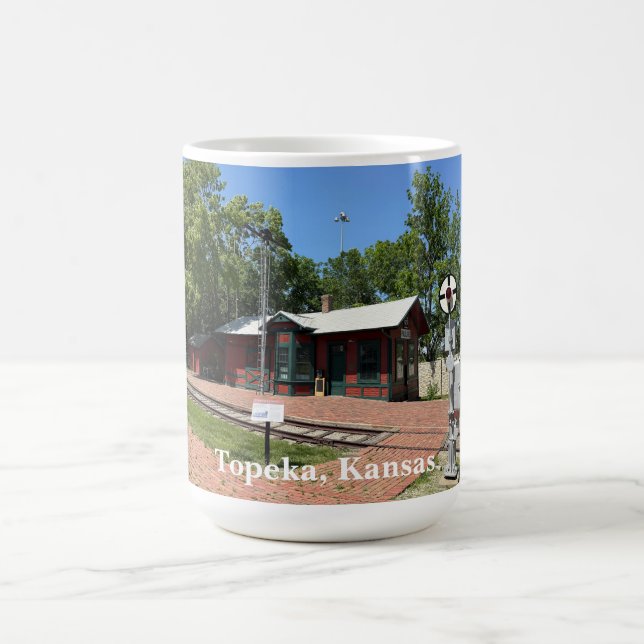 Topeka Kansas Kaffemugg (Center)