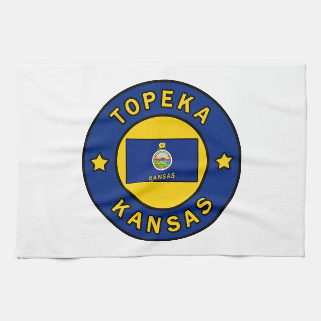Topeka Kansas Kökshandduk (Horisontell)