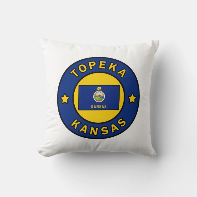 Topeka Kansas Kudde (Framsida)