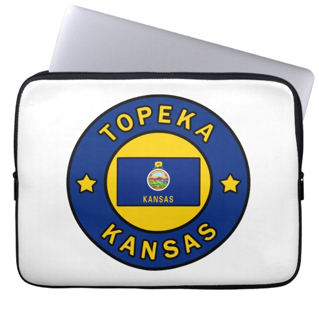 Topeka Kansas Laptop Fodral (Framsidan)