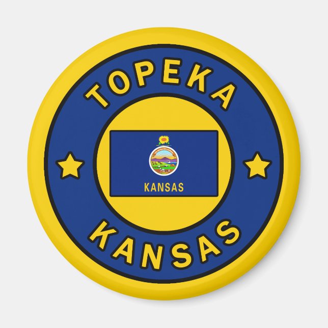 Topeka Kansas Magnet (Framsidan)