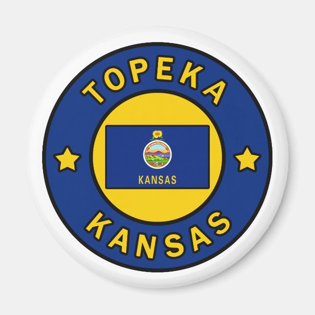 Topeka Kansas Magnet (Framsidan)
