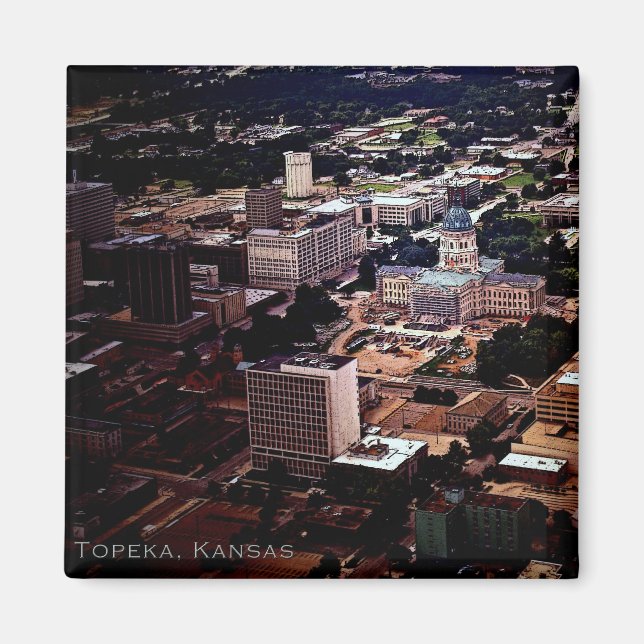 Topeka, Kansas Magnet (Framsidan)