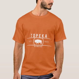 Topeka Kansas Retro Stil T Shirt