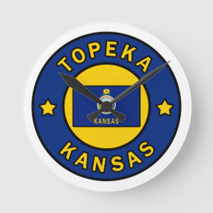 Topeka Kansas Rund Klocka