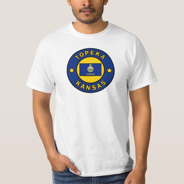 Topeka Kansas T Shirt (Framsida)