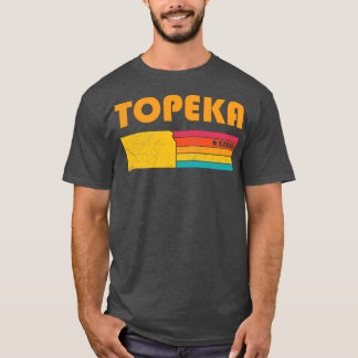 Topeka Kansas Vintage Distress Souvenir T Shirt
