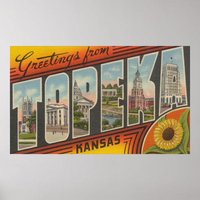 Topeka, KansasLarge Brev ScenesTopeka, KA 2 Poster (Framsidan)