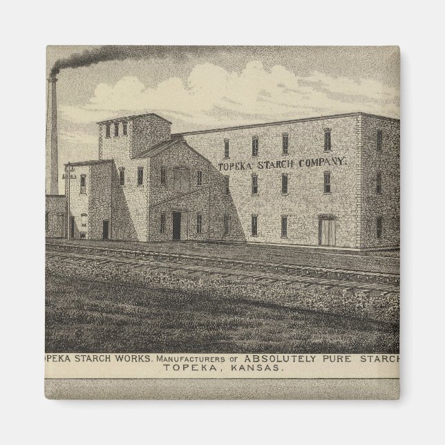 Topeka Starch Workand Residence of DM Howard Magnet (Framsidan)