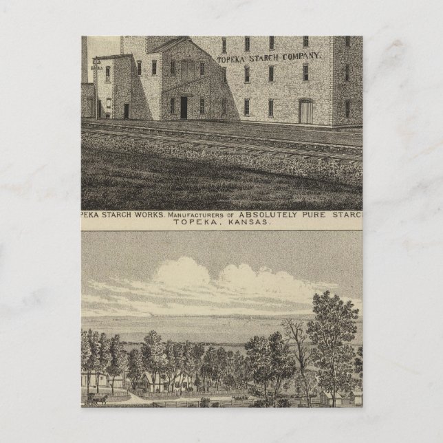 Topeka Starch Workand Residence of DM Howard Vykort (Framsida)