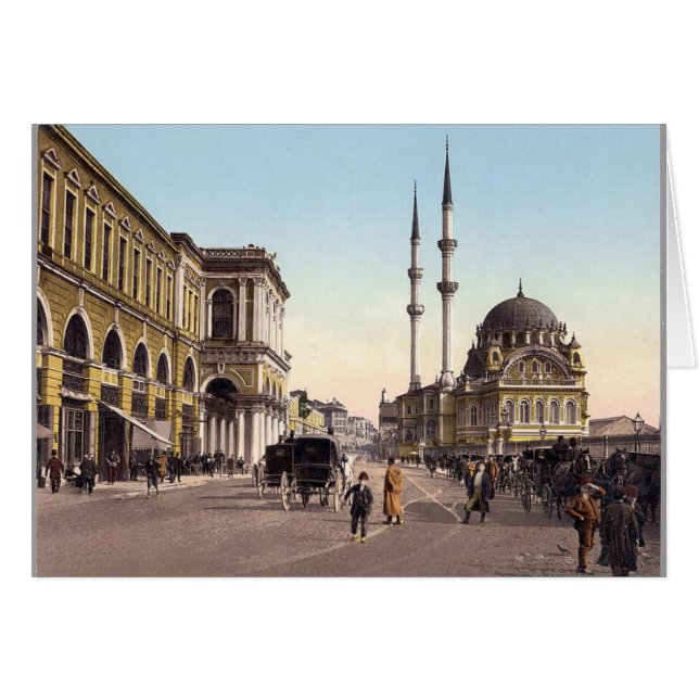 Tophane square,Istanbul Hälsningskort (Framsidan Horizontal)