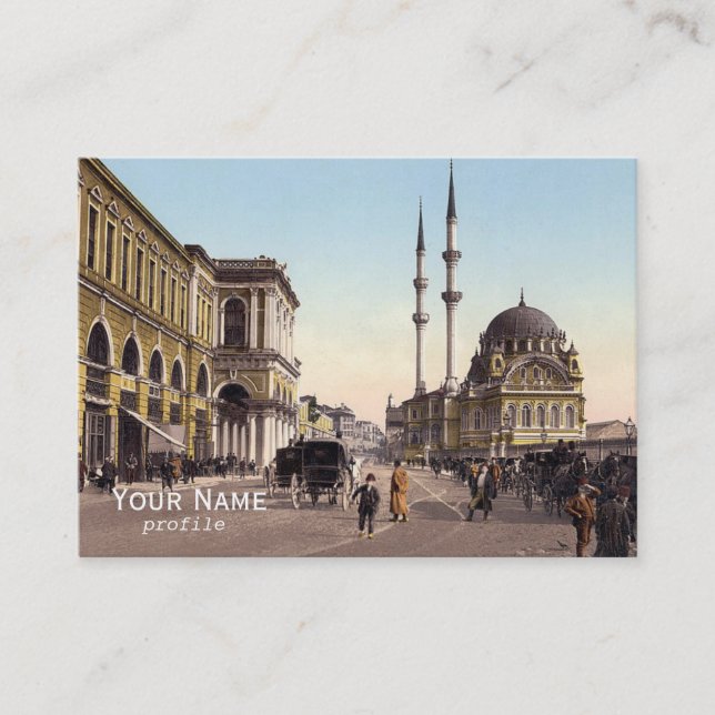 Tophane torg, Istanbul Visitkort (Framsida)