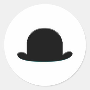 Tophat Runt Klistermärke