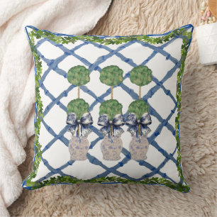 Topiary Chinoiserie Ginger Burk Burk Lumbar Kudde