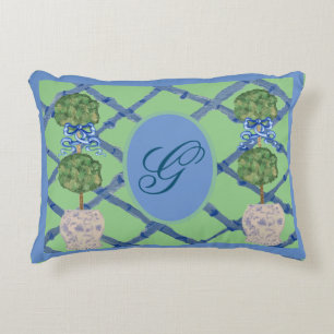 Topiary Chinoiserie Ginger Burk Burk Throw Prydnadskudde