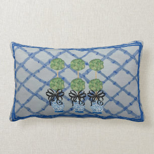 Topiary Chinoiserie Ginger Burk Lumbar-dekorfärg Lumbarkudde