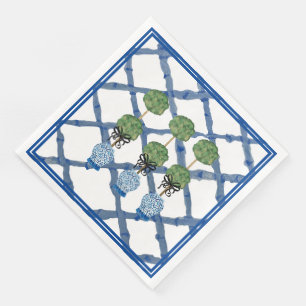 Topiary Chinoiserie Ginger Burk Napkins Pappersservett
