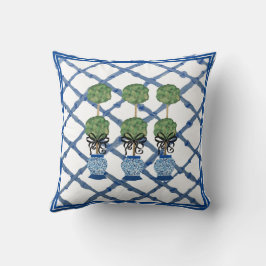 Topiary Chinoiserie Ginger Burk Pillow Dekorativ k Kudde