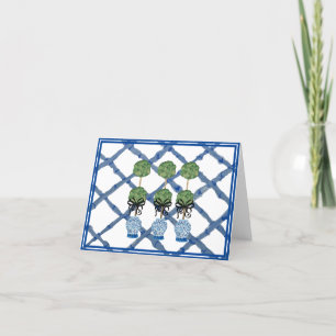 Topiary Chinoiserie Ginger Burk Tack Kort
