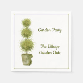 Topiary Garden Party Pappersservett