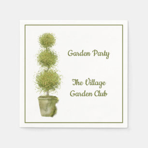 Topiary Garden Party Pappersservett