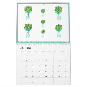 Topiary Garden Plant Box för Lime Träd Kalender