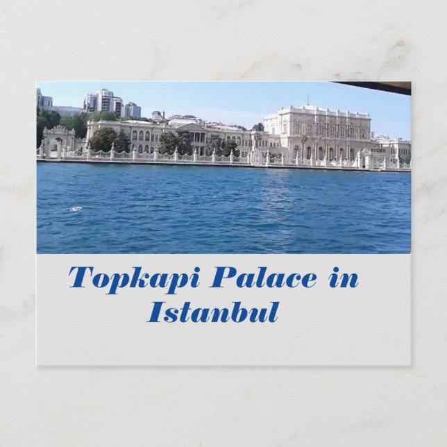 Topkapi Palace i Istanbul, Turkiet Vykort (Framsida)