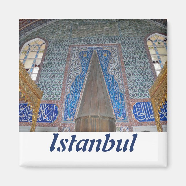 topkapi palace insida Magnet (Framsidan)