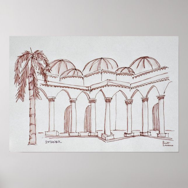 Topkapi Palace | Istanbul, Turkiet Poster (Framsidan)