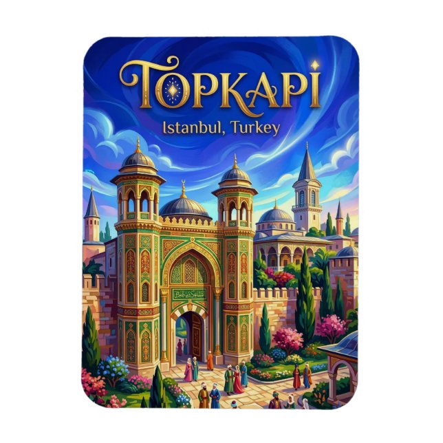 Topkapi-palatset, Istanbul, Marmara Magnet (Vertikal)