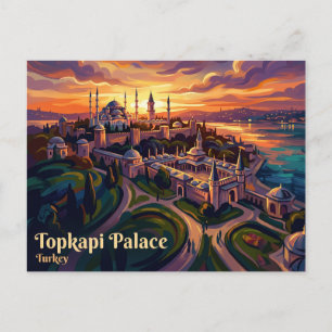 Topkapi-palatset Turkiet Vykort