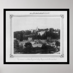 Topkapi slott Istanbul Turkiet 1885 Poster