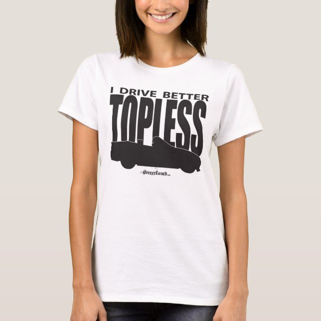 Topless" kvinna för ST "skjorta Tee Shirt (Framsida)