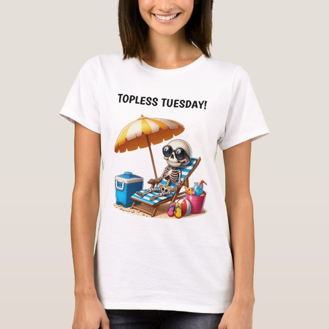 TOPLESS TUESDAY T SHIRT (Framsida)