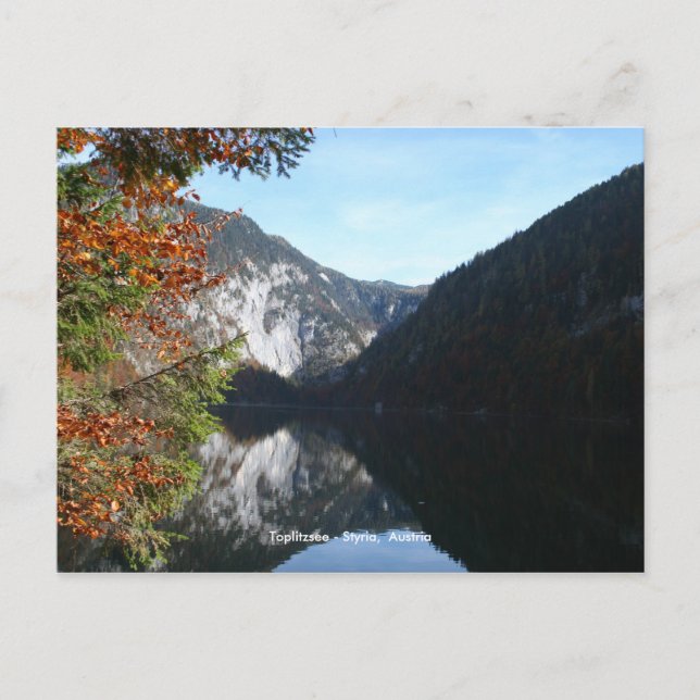 Toplitzsee - Steiermark, Österrike Vykort (Framsida)