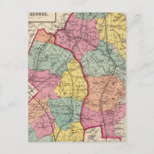 Topografisk atlas över Maryland countyn 4 Vykort
