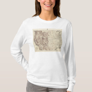 Topografisk karta av Mississippi River T Shirt