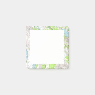 Topografisk Karta Gräns Post-it Block